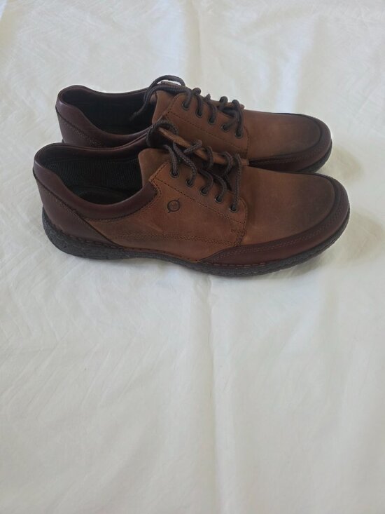 Born Brown Leather Lace-up Men\'s Shoes Size 12 main image 3